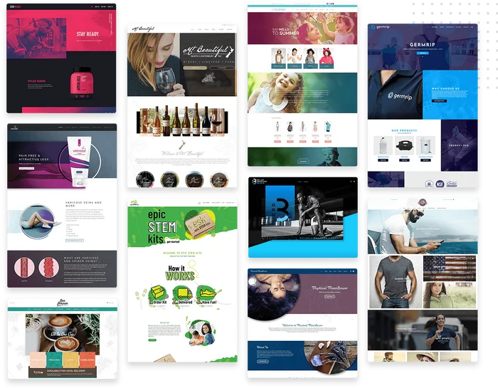 Example of a modern eCommerce store design and product page built by Marketing 360